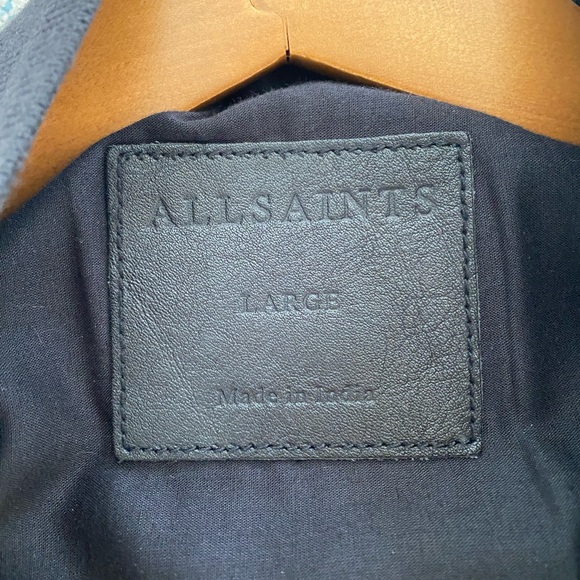 All Saints Leather Coat